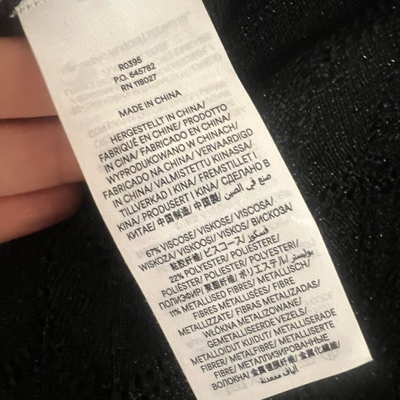 Boden Black Knit Sheer Resort Pants NWT Size 10 Beach Cover Up Wide Leg - Picture 9 of 12